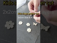 IEBONCUTTING Kinderschoenleer snijmachine zonder zwartgekleurde Schoon gladde randen