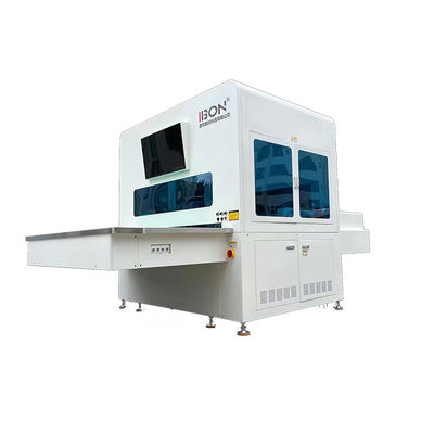 IB1290 Automatische slimme vampiermarkeringslijnmachine / Dubbelkop Inkjet-lijntekenmachine voor schoenenboven