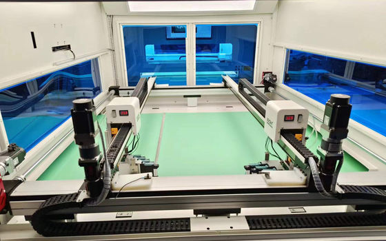Digitale leerdrukmachine met dubbele kop Inkjet digitale drukmachine