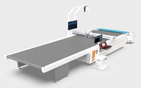 0.75Mpa - 0.85Mpa CNC-stofsnijmachines / snijmachines voor leer