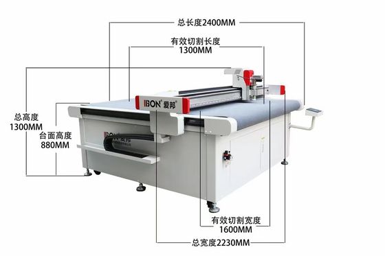 50Hz kledingstuk snijmachine Aanpasbare CNC-stofsnijmachine met snijkraagmateriaal