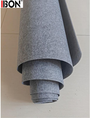 Op maat gemaakte 4 mm grijze feltband voor oscillerende messnijmachines met duurzaam en ademend oppervlak